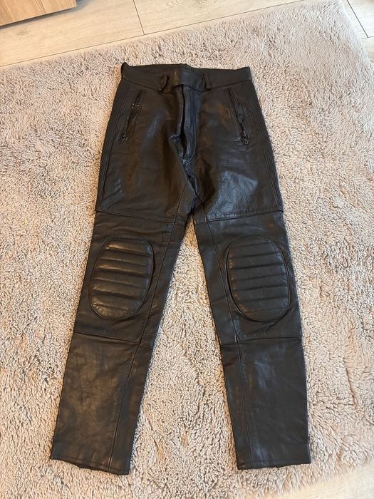 Pantaloni moto piele