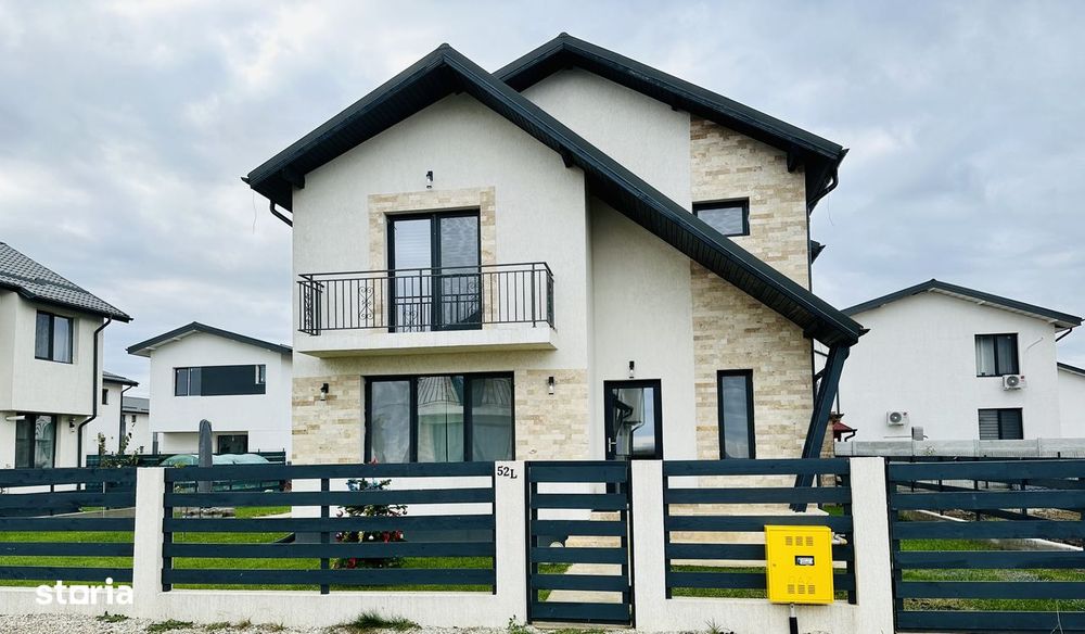 Casă de vânzare, 4 camere individuală - Berceni , La cheie - Zonă Nouă