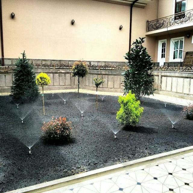 Gazon ekamiz sifatli landshaft va poliv miroklimat