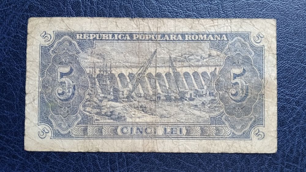 Bancnota 5 Lei 1952 , RpR