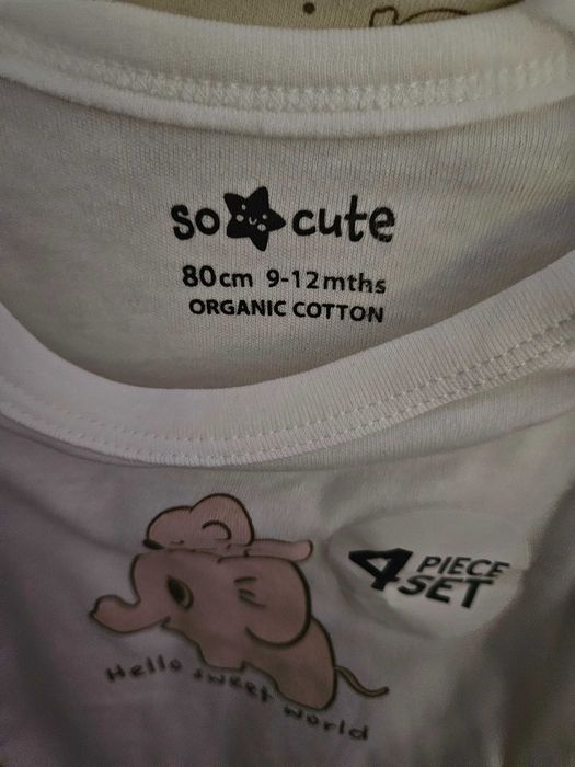 Set 4 piese nou, marimea 80