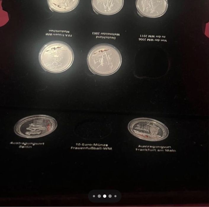 Colectii Monezi Argint si suflate cu Aur