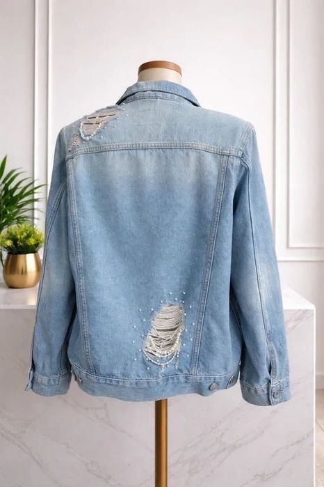 Geaca denim, femei - Guess - S