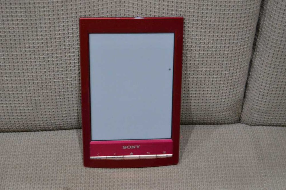 E-reader Sony PRS-T1 – Design Premium, Roșu Metalizat, wifi, touch, fara lumina