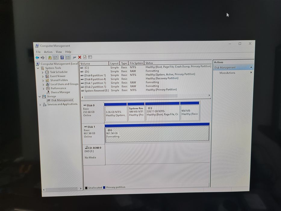 Recondiționare Hdd/Ssd
