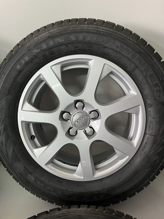 Оригинални джанти 17 цола 5х112 за Ауди Кю5 със зимни гуми 235/65/17
