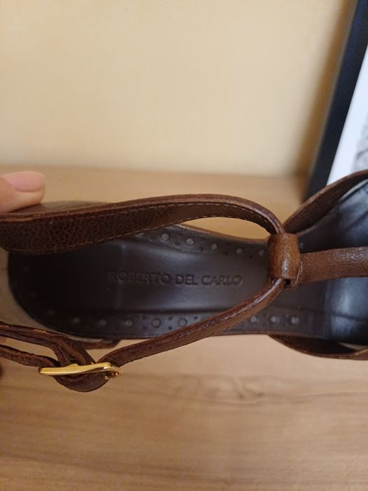 Max Mara x Roberto Del Carlo х Pollini дамски кожени обувки №36,37 – Made in Italy