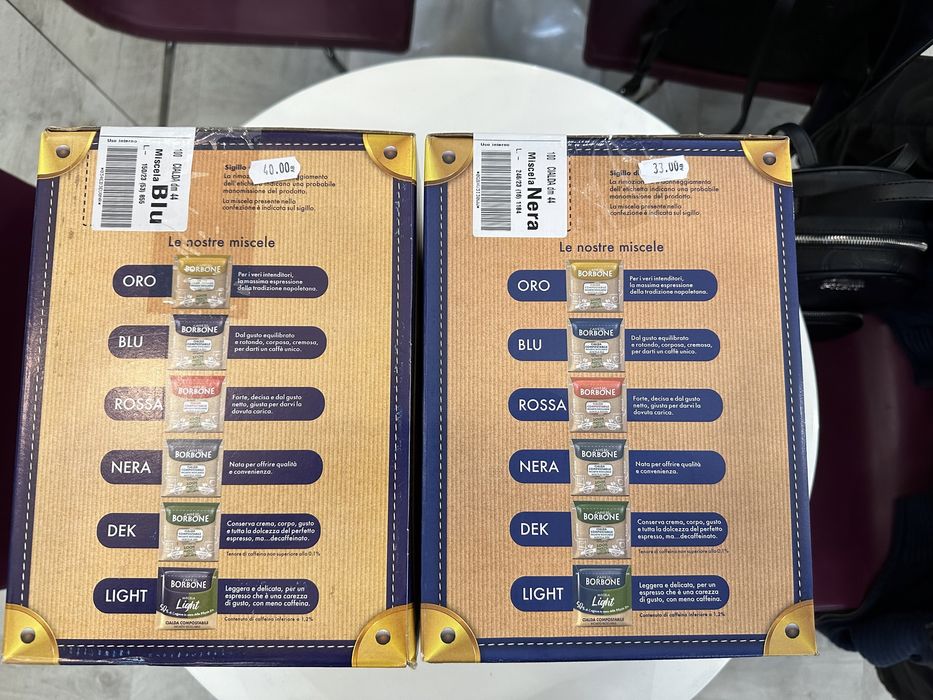 Кафе капсули Хартиени дози ./ PODS BORBONE 35лв.100бр.