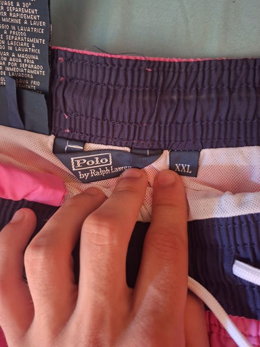 Pantaloni de baie Polo roz