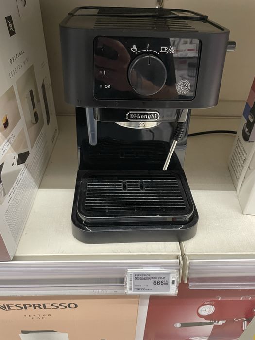 Aparat de cafea +tamper De’Longhi