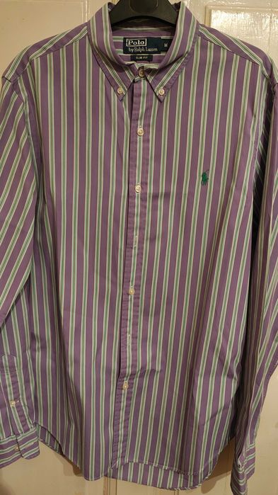 Camasa Polo Ralph Lauren - Marime M - mov in dungi