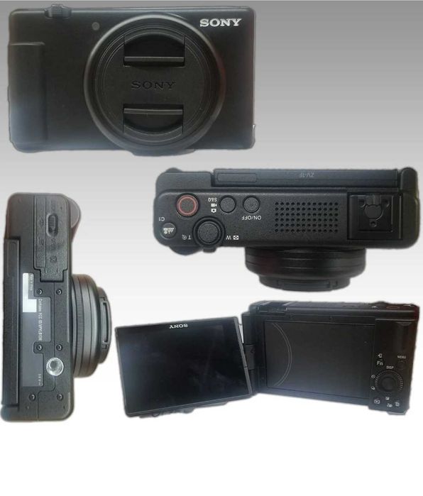 Camera foto vlogging Sony ZV-1F, 20.1MP, 4K, Negru - Ca noua