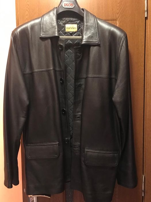 Haina,geaca piele barbateasca