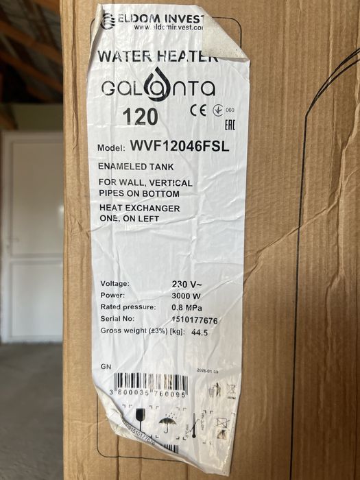 Boilar galonta 120”