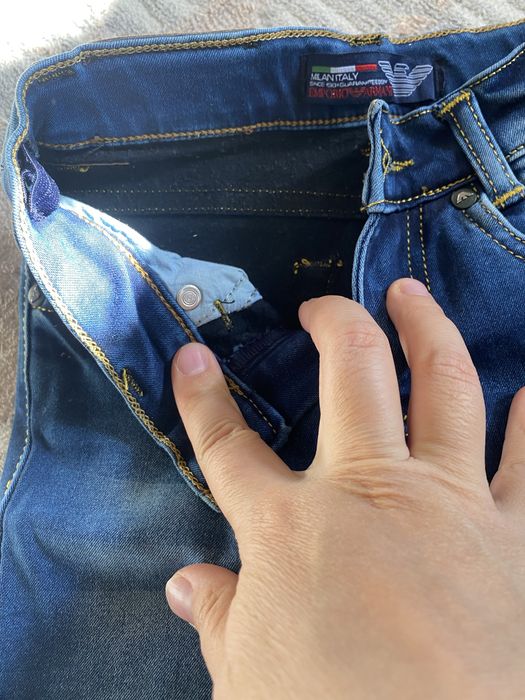 Джинсы детские утепленные