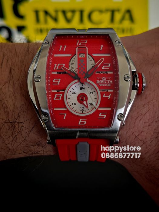 INVICTA RACING Monza Red 57 mm, Инвикта нов ръчен часовник
