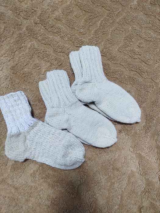 Продам носки шерстяные вязаные