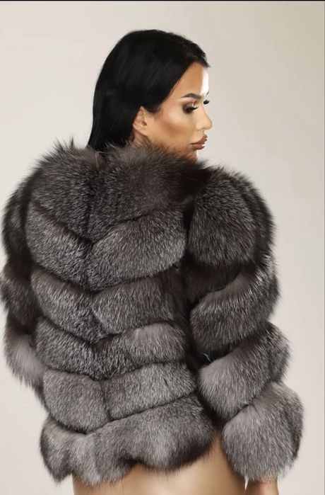 Blana naturala vulpe polară , marime S