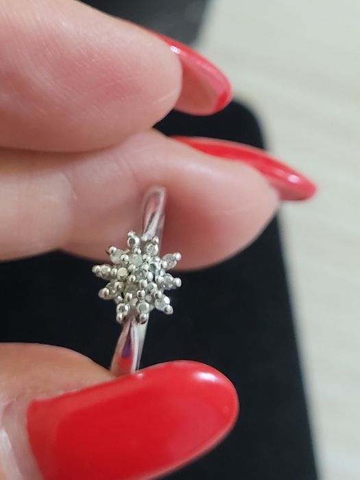 Inel argint cu diamant Abellina Diamond de la Avon, marimea 6