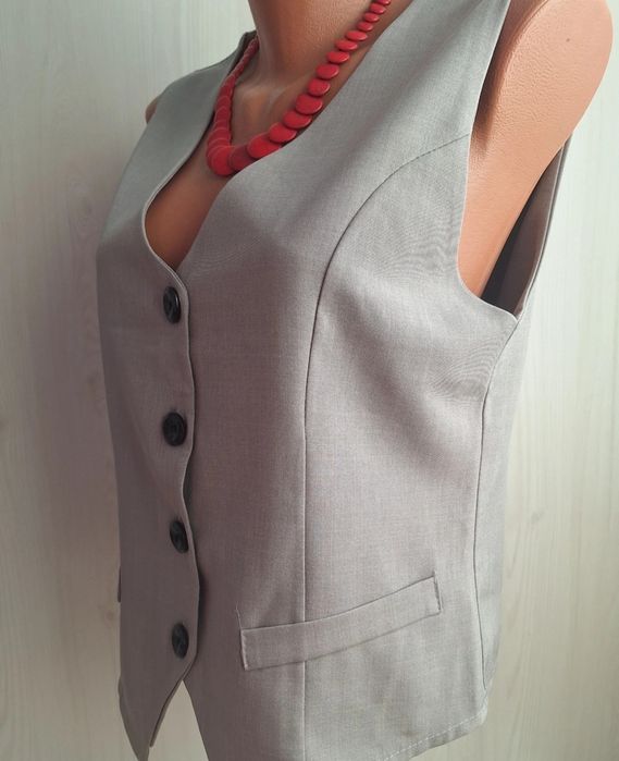 Vestă dama gri , mărime universala