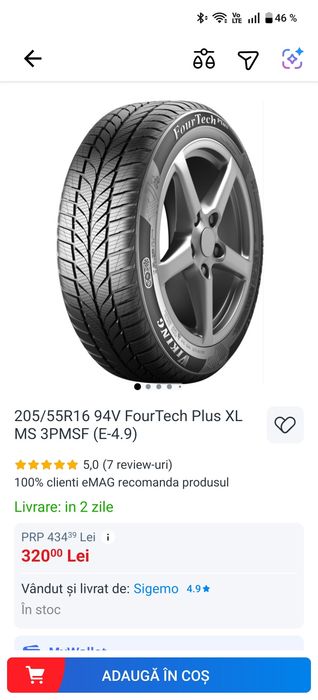 Anvelope allseason  205 55r16 94V XL viking