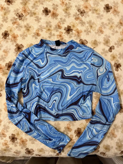 Блуза на шарка, купувано от Шеин