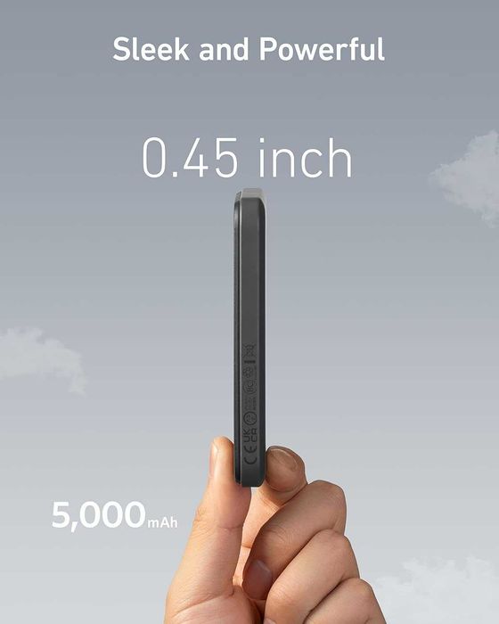 Anker PowerCore Magnetic 5K (MagGo) USB-C батерия с безжичен пад, с безплатна доставка