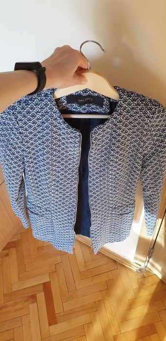 Sacou albastru Zara, marimea Xs