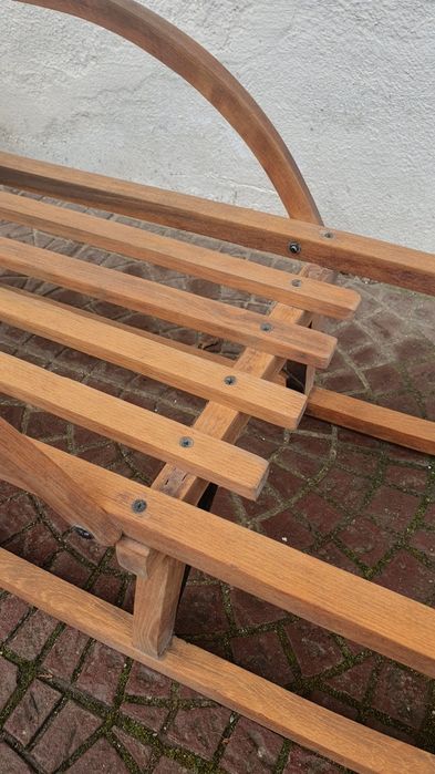 Дървена ретро шейна