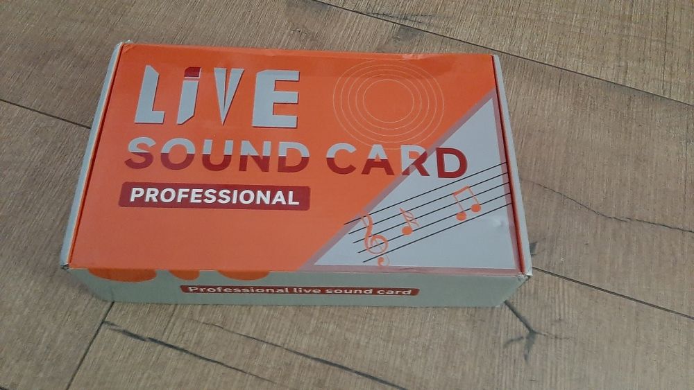 LIVE SOUND CARD PROFESIONAL – Sunet Clar pentru Streaming și Karaoke