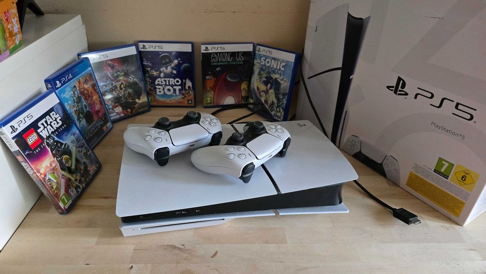 Ps 5 slim с игри