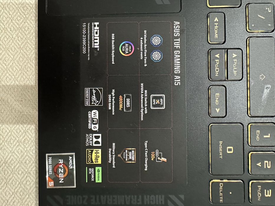 Asus Tuf Gaming A15