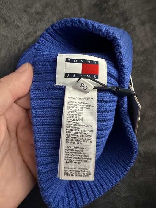 Tommy Jeans Heritage Core caciula unisex culoare albastru OS noua