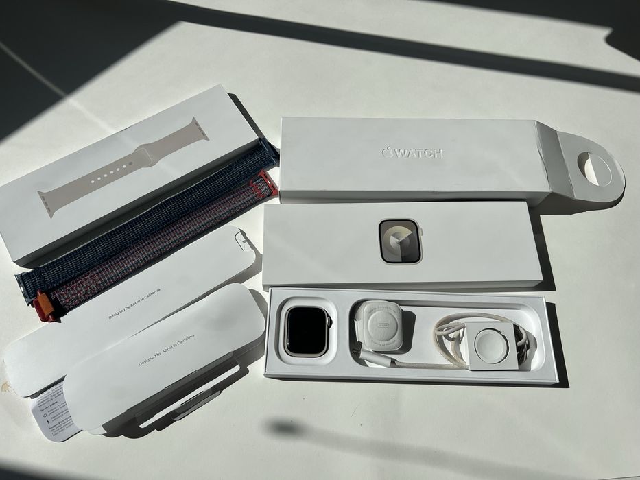 Apple Watch Series 9, argintiu, 41 mm