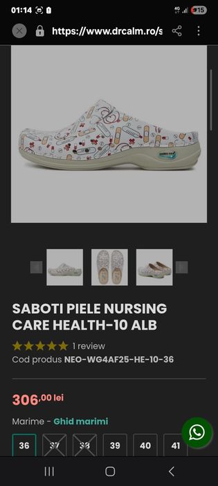 Saboti piele Nursing Care HEALTH