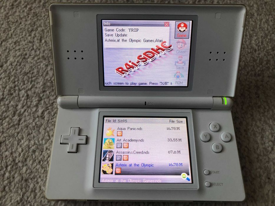 Consola Nintendo DSL Modata 200 jocuri Card R4i 32Gb Mario Pokemon