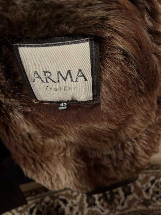 Haină de blană de lamă ARMA leather 100% *CA NOUĂ!*
