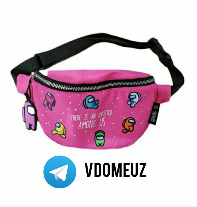 Сумка Zara + брелок among us