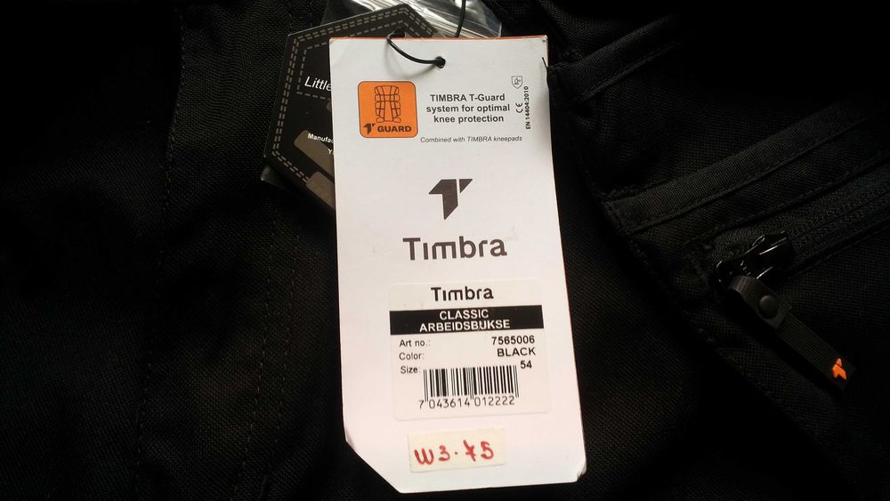 Timbra ARBEIDSBUKSE Work Trouser 46-S , 54-XL , 56-XXL
