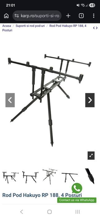 Rodpod din alumniu cu patru posturi

Picioarele rodpodului se pot apr