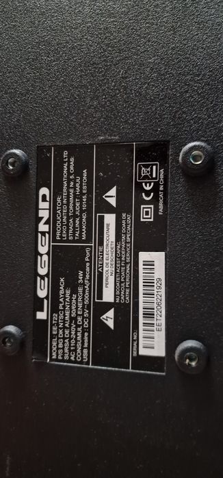 Vand televizor Legend 22 - 56 de cm