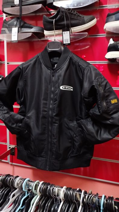 Оригинално яке бомбер G-Star Raw Bomber XS , S ново юношеско мъжко