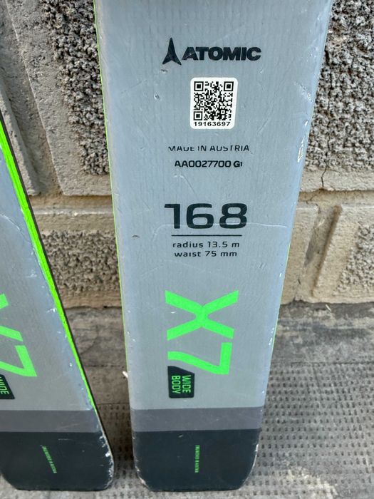 schi atomic redster x7 L168cm