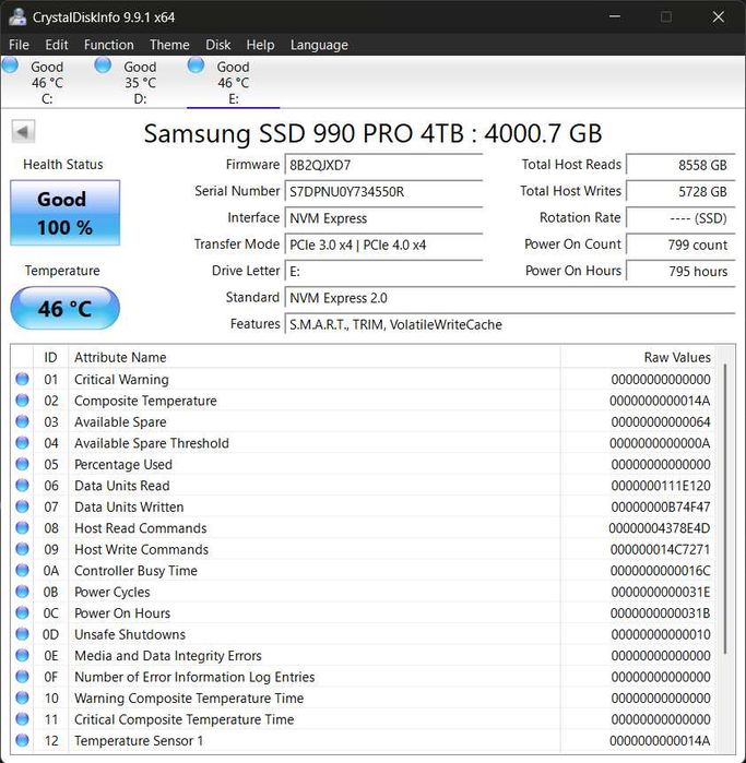 SSD Nvme Samsung 990 Pro 4tb