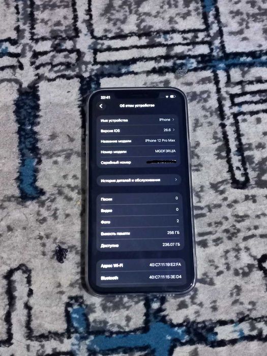 Iphone 12 pro max 256 gb