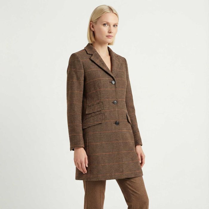 Ralph Lauren Оригинално дамско вълнено палто размер UK 10 / S