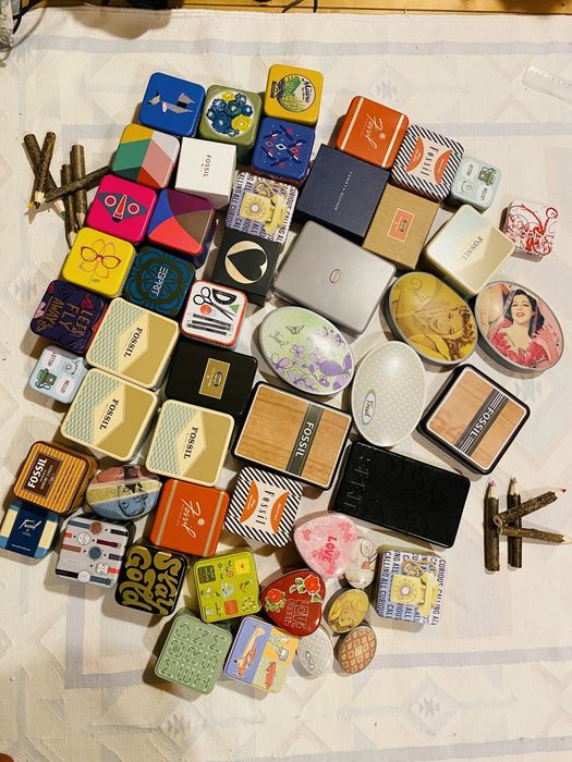 Colectie cutii Fossil originale