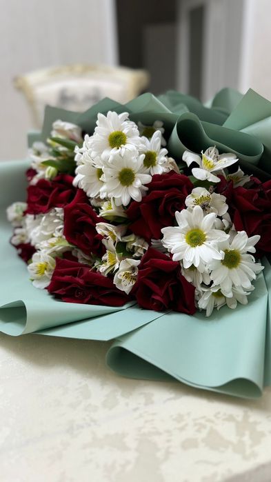 Свежие цветы ассорти