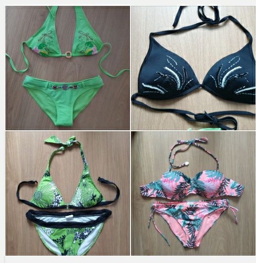 3 costume baie M noi+ 1 sutien de baie