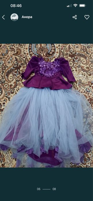 вичерное платя мать и дочь ручной работа от ателир Шахзода